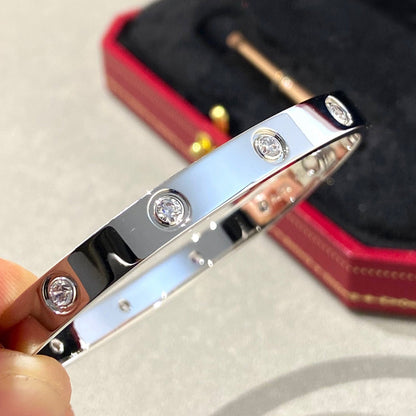 [Elara]CLASSIC 6.1MM LOVE BANGLE - 10-DIAMOND