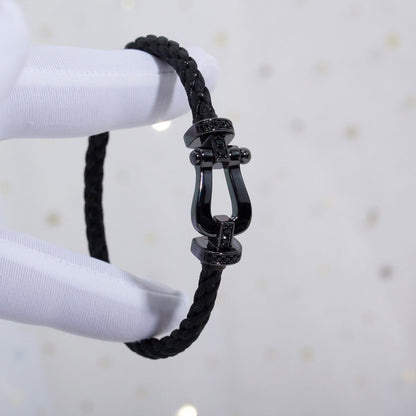 [Elara]FORCE LARGE SERIES BLACK SAMURAI BRACELET