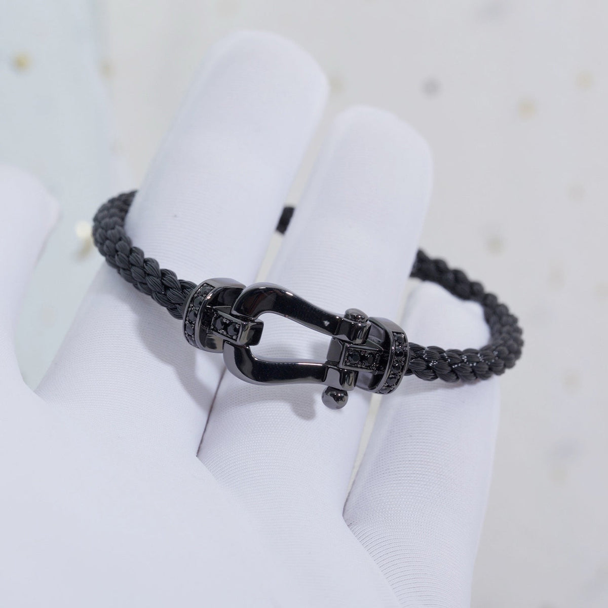 [Elara]FORCE LARGE SERIES BLACK SAMURAI BRACELET