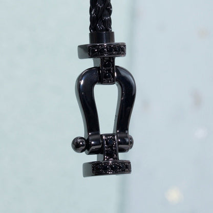 [Elara]FORCE LARGE SERIES BLACK SAMURAI BRACELET