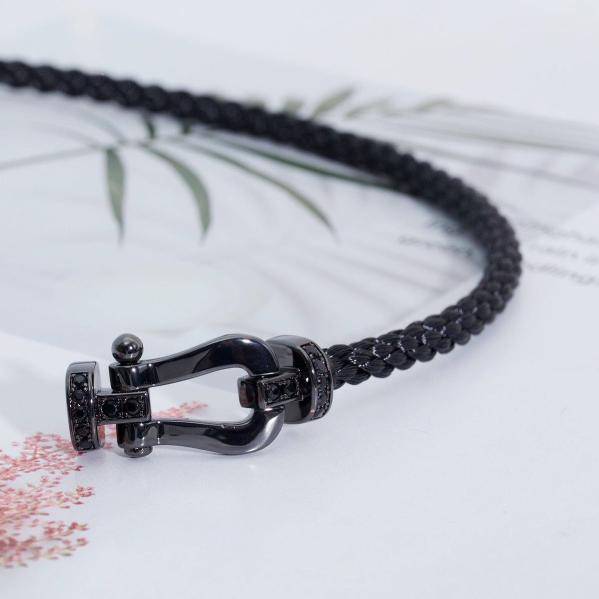 [Elara]FORCE LARGE SERIES BLACK SAMURAI BRACELET