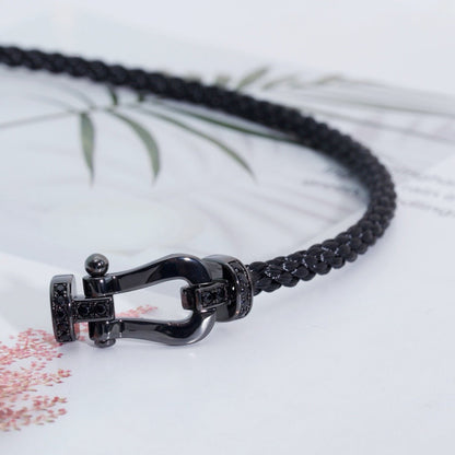 [Elara]FORCE LARGE SERIES BLACK SAMURAI BRACELET