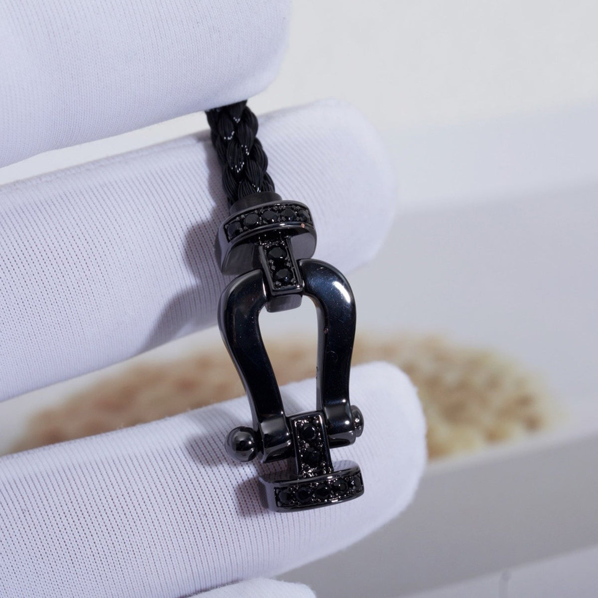 [Elara]FORCE LARGE SERIES BLACK SAMURAI BRACELET