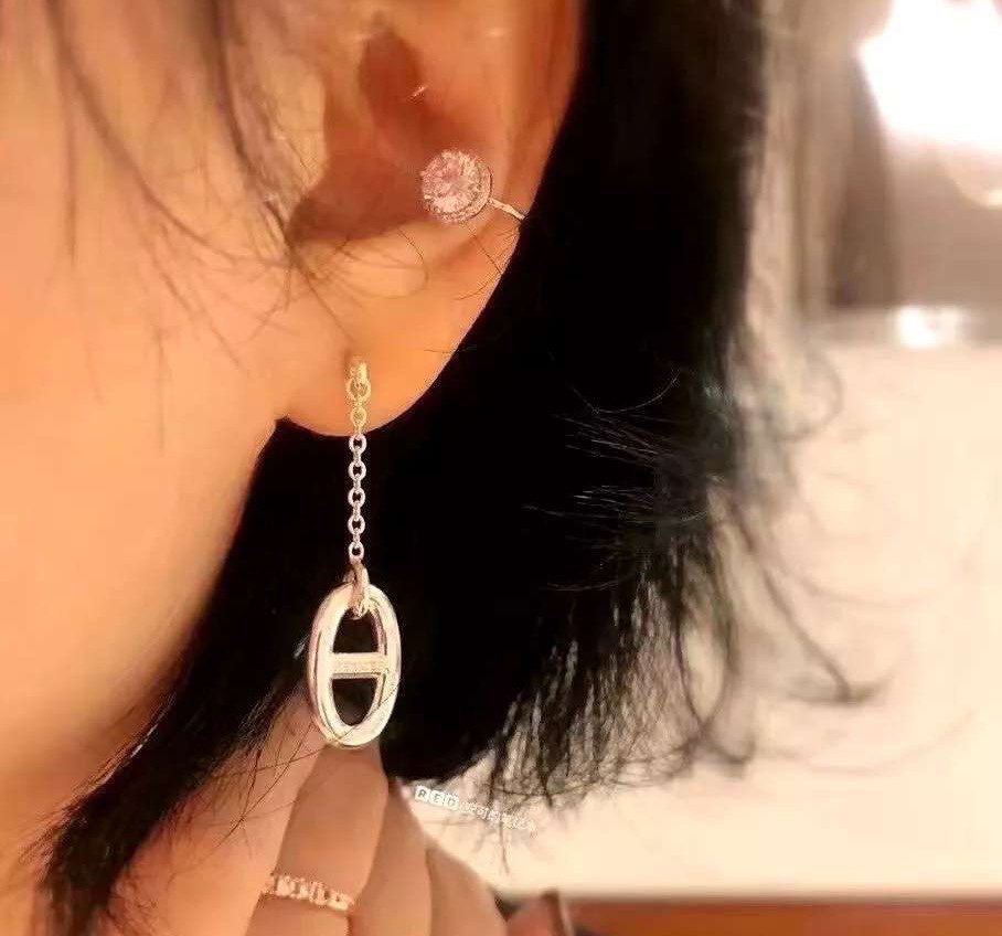 [Elara]CHAINE TASSEL EARRINGS