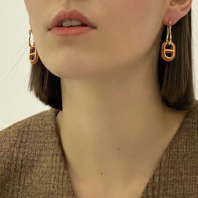 [Elara]HM O'MAILLON GOLD OHRRINGE