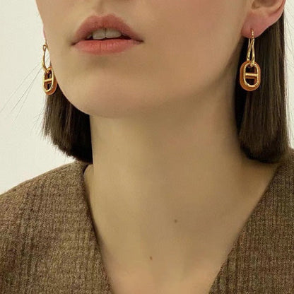 [Elara]HM O'MAILLON GOLD OHRRINGE
