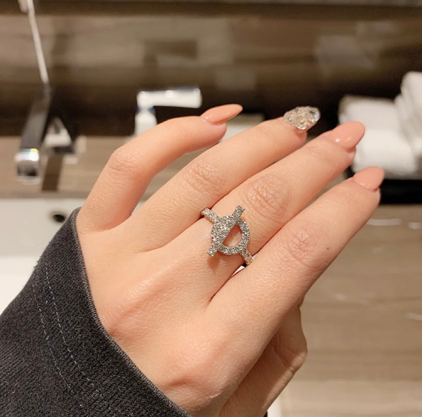 [Elara]ECHAPPEE RING SILVER DIAMOND