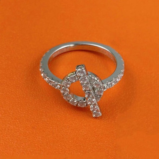 [Elara]ECHAPPEE RING SILBER DIAMANT