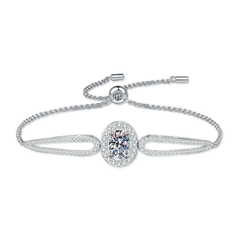 [Elara]"PIGEON'S EGG" TEARDROP MOISSANITE BRACELET