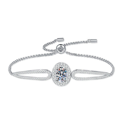 [Elara]"PIGEON'S EGG" TEARDROP MOISSANITE BRACELET