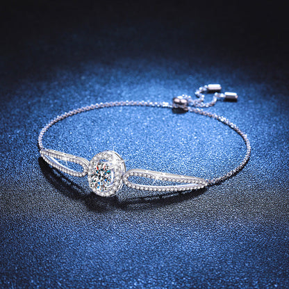 [Elara]"PIGEON'S EGG" TEARDROP MOISSANITE BRACELET