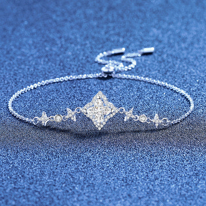 [Elara]MARQUISE-CLOVER MOISSANITE BRACELET