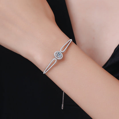 [Elara]"PIGEON'S EGG" TEARDROP MOISSANITE BRACELET