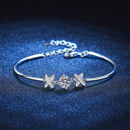 [Elara]ELEGANT BOW-KNOT MOISSANITE BRACELET
