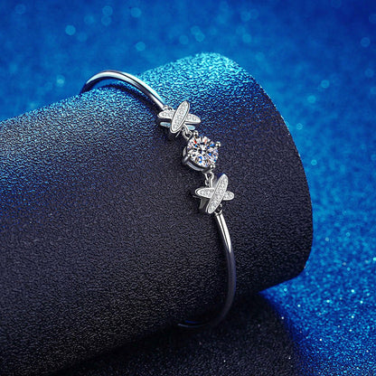 [Elara]ELEGANT BOW-KNOT MOISSANITE BRACELET