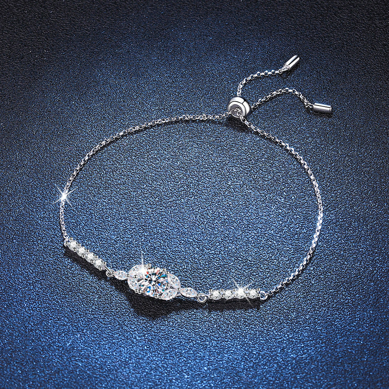 [Elara]BLOOMING STAR-FLOWER MOISSANITE BRACELET