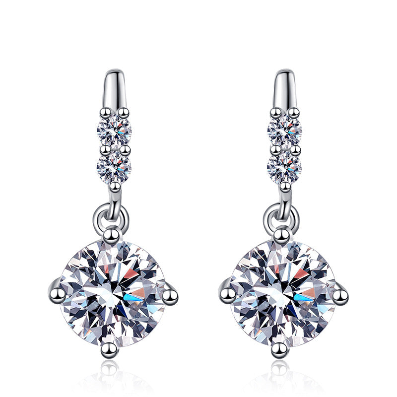 [Elara]DYNAMIC TASSEL MOISSANITE DROP EARRINGS
