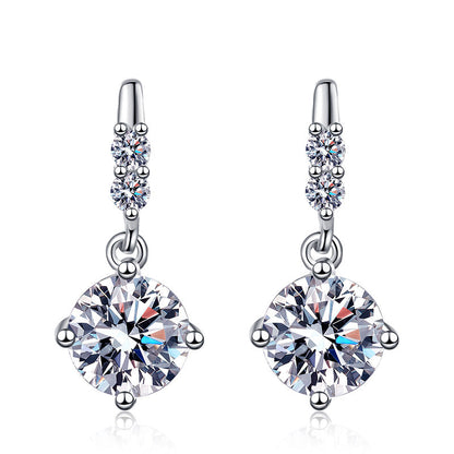 [Elara]DYNAMIC TASSEL MOISSANITE DROP EARRINGS