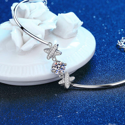 [Elara]ELEGANT BOW-KNOT MOISSANITE BRACELET