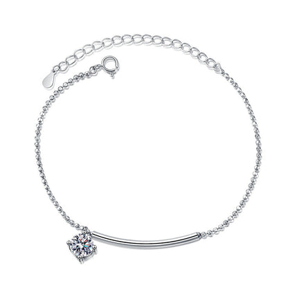 [Elara]ELEGANT HALF-MOON CURVE MOISSANITE BRACELET
