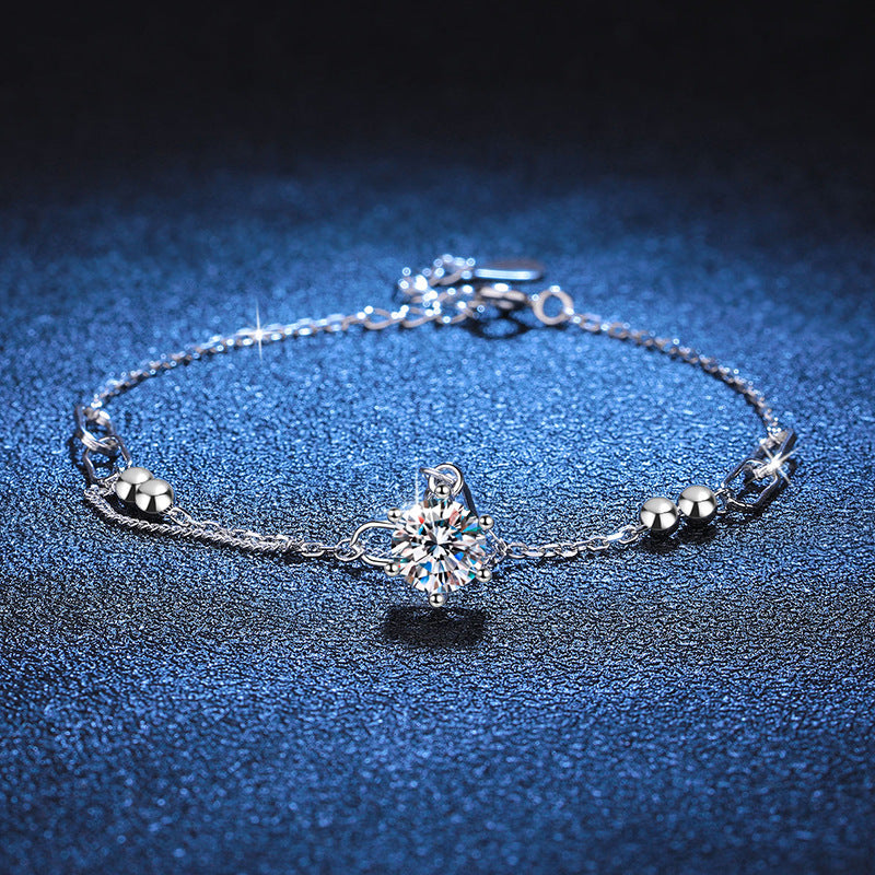 [Elara]CLASSIC SOLITAIRE MOISSANITE BRACELET
