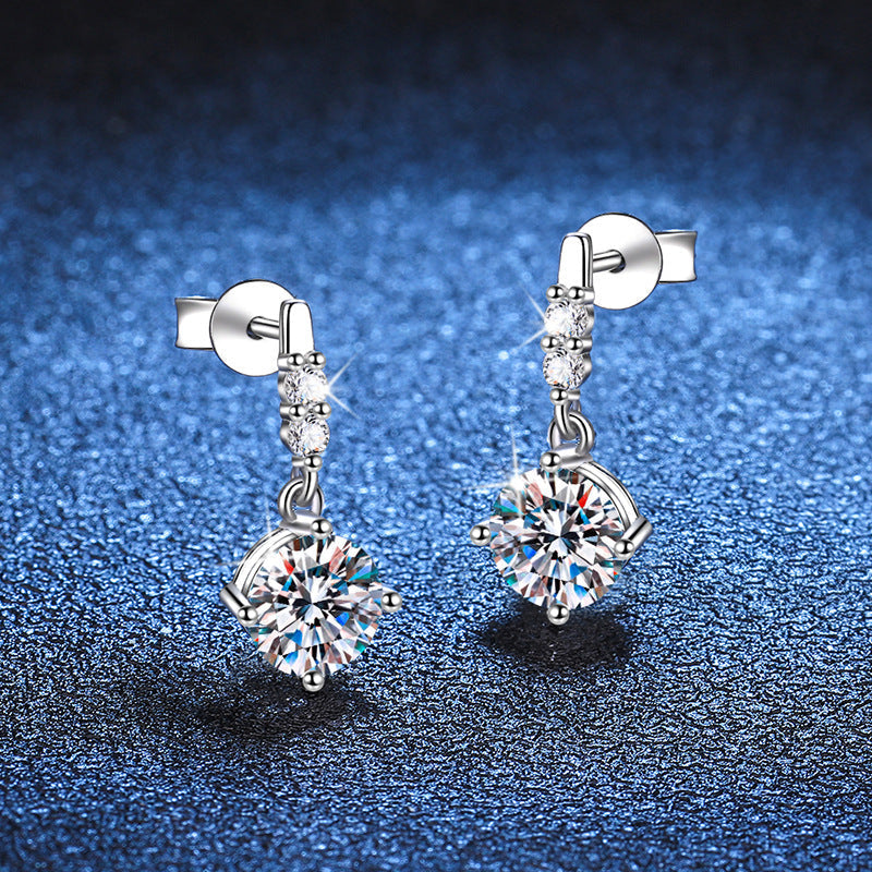 [Elara]DYNAMIC TASSEL MOISSANITE DROP EARRINGS