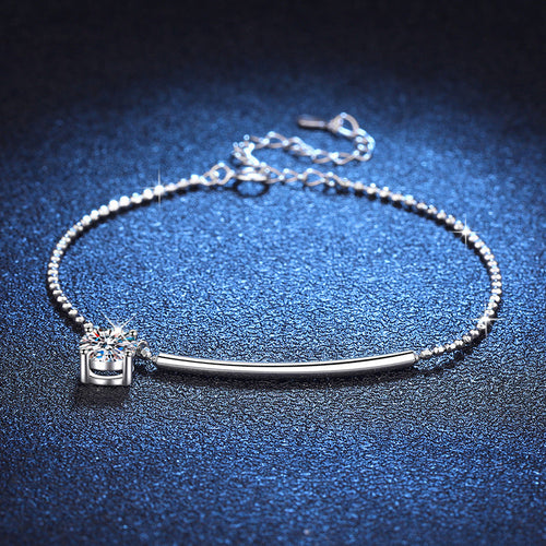 [Elara]ELEGANT HALF-MOON CURVE MOISSANITE BRACELET