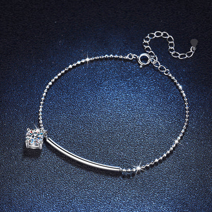 [Elara]ELEGANT HALF-MOON CURVE MOISSANITE BRACELET