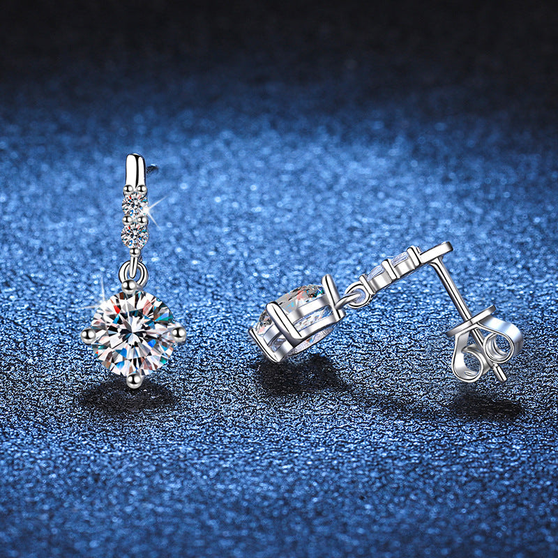 [Elara]DYNAMIC TASSEL MOISSANITE DROP EARRINGS