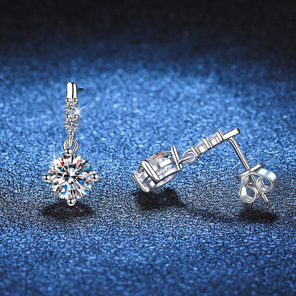 [Elara]DYNAMIC TASSEL MOISSANITE DROP EARRINGS