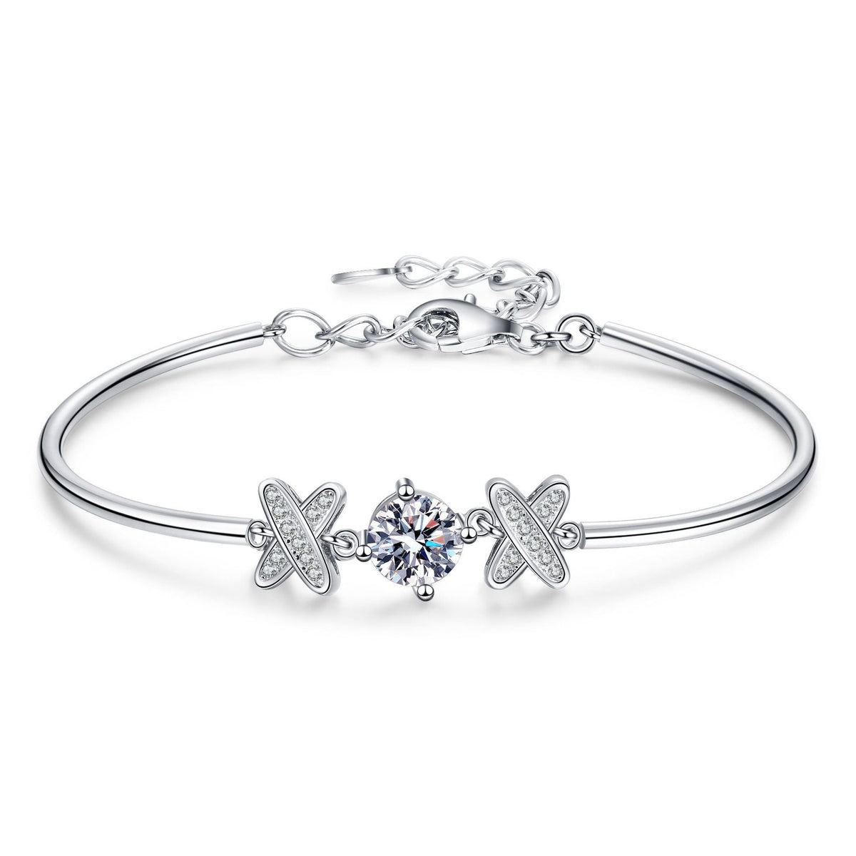 [Elara]ELEGANT BOW-KNOT MOISSANITE BRACELET