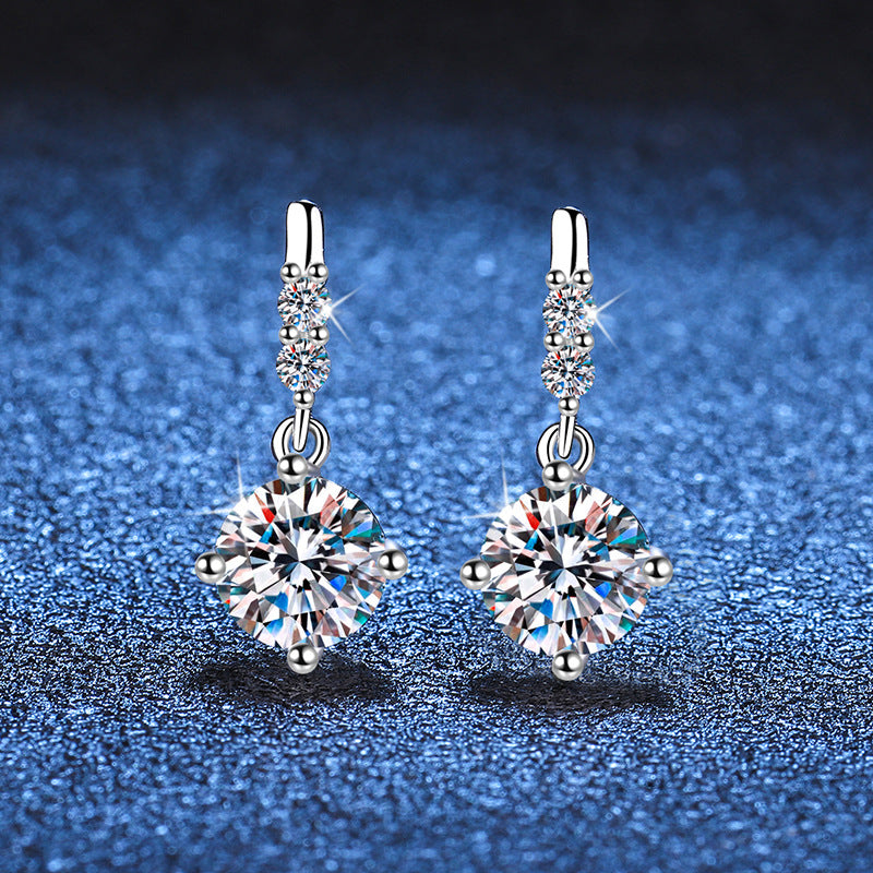 [Elara]DYNAMIC TASSEL MOISSANITE DROP EARRINGS