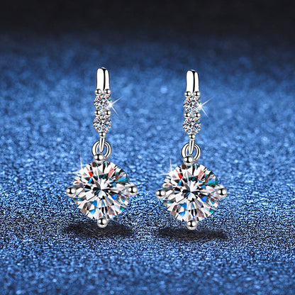 [Elara]DYNAMIC TASSEL MOISSANITE DROP EARRINGS