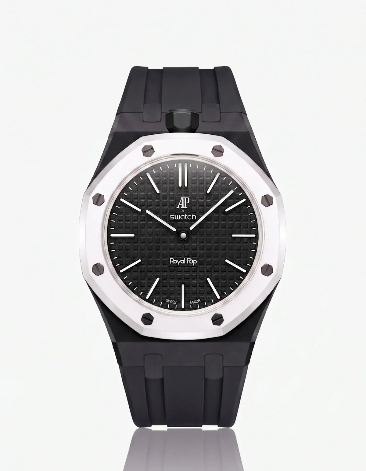 [Elara]SILICONE STRAP & CASE ROYAL POP OCHO NEGRO(カスタマイズカラー)