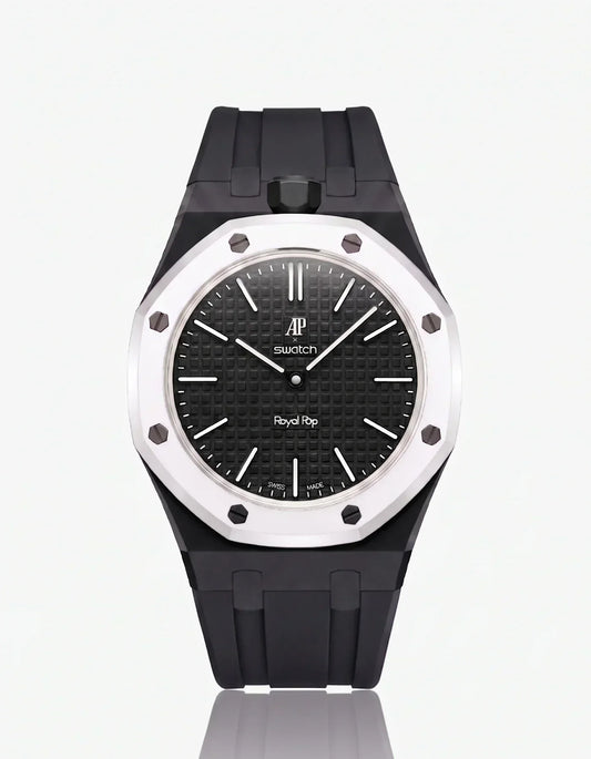 [Elara]SILICONE STRAP & CASE ROYAL POP OCHO NEGRO(CUSTOMIZE  COLORS)