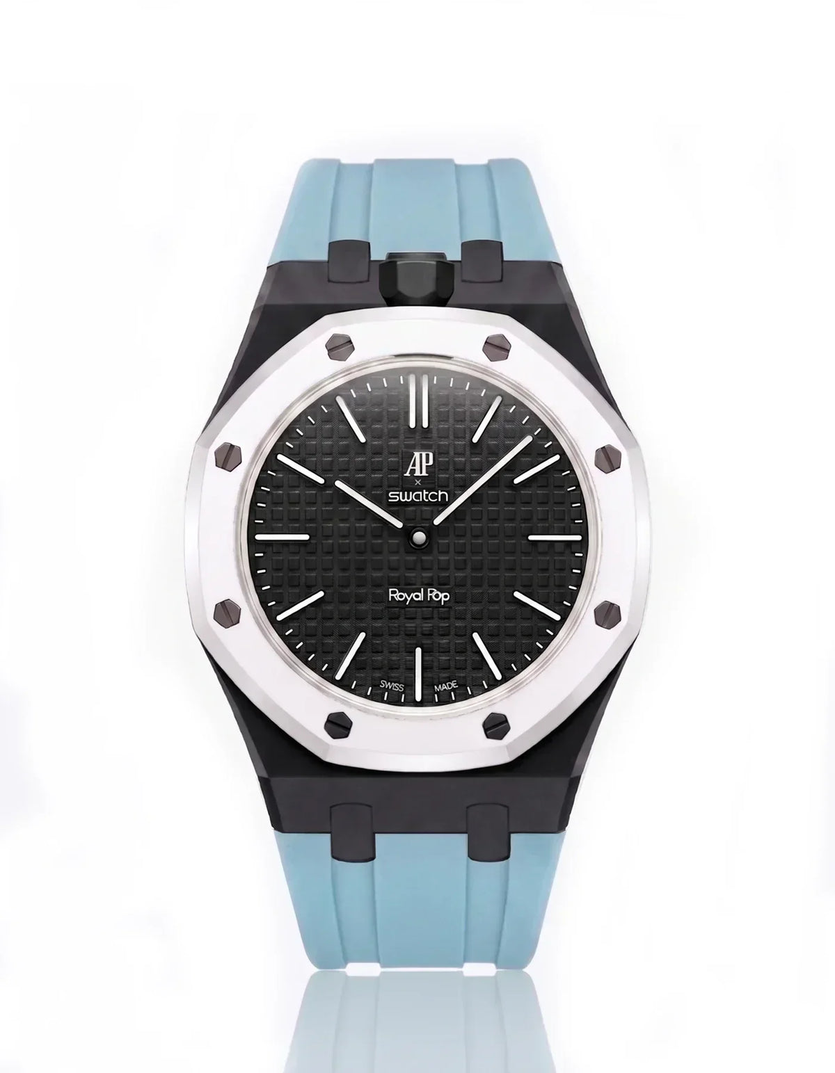 [Elara]SILICONE STRAP & CASE ROYAL POP OCHO NEGRO(カスタマイズカラー)