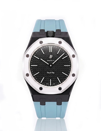 [Elara]SILICONE STRAP & CASE ROYAL POP OCHO NEGRO(カスタマイズカラー)