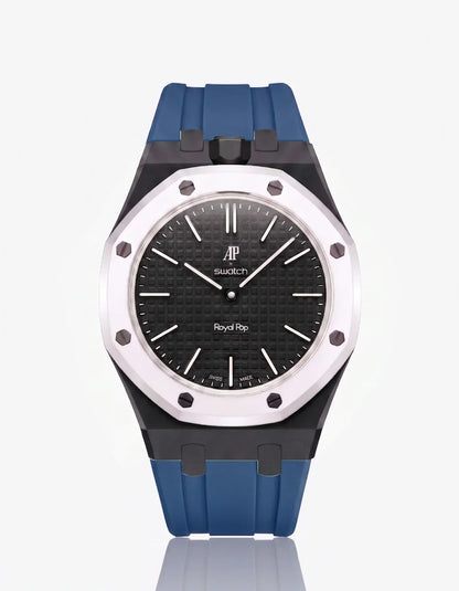 [Elara]SILICONE STRAP & CASE ROYAL POP OCHO NEGRO(カスタマイズカラー)