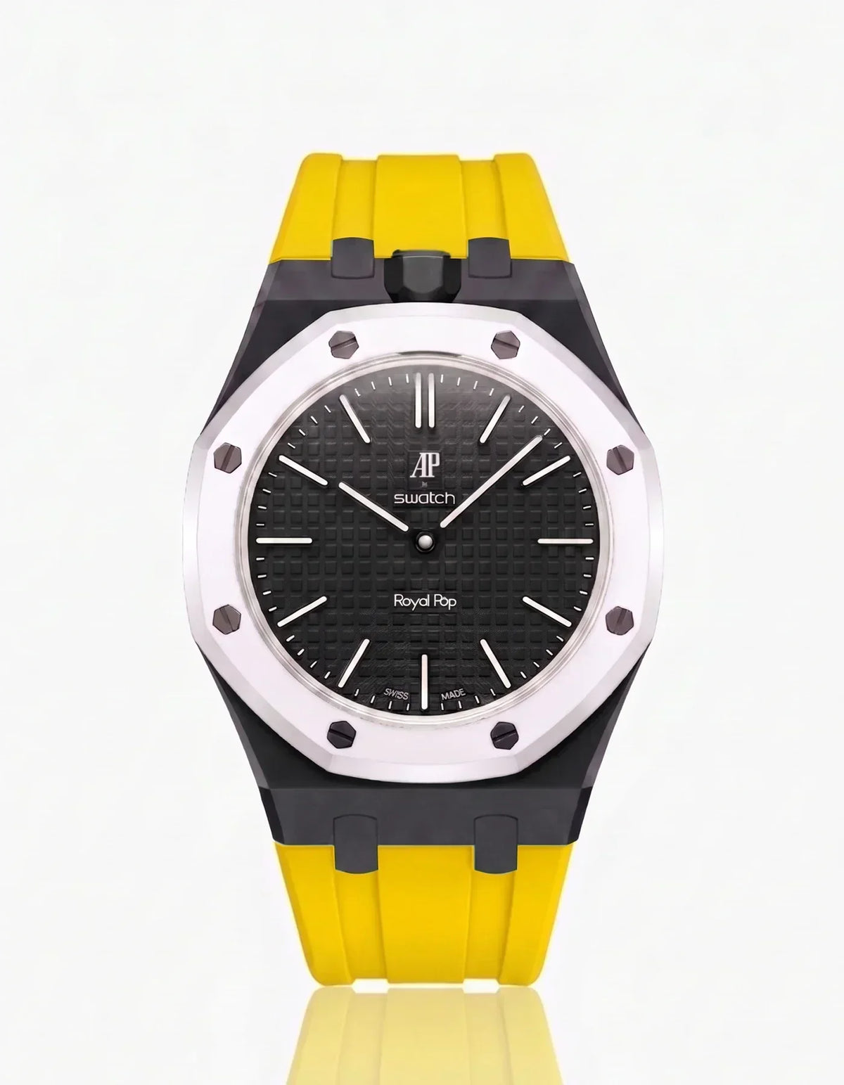 [Elara]SILICONE STRAP & CASE ROYAL POP OCHO NEGRO(カスタマイズカラー)