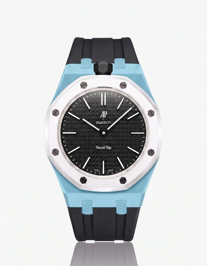 [Elara]SILICONE STRAP & CASE ROYAL POP OCHO NEGRO(カスタマイズカラー)