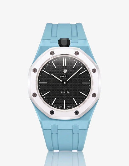 [Elara]SILICONE STRAP & CASE ROYAL POP OCHO NEGRO(カスタマイズカラー)