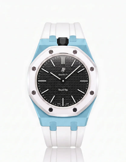 [Elara]SILICONE STRAP & CASE ROYAL POP OCHO NEGRO(カスタマイズカラー)
