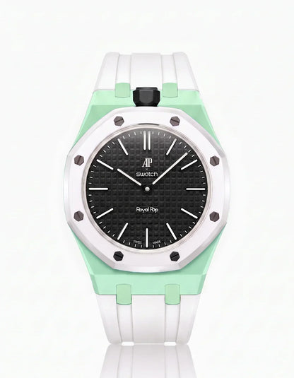 [Elara]SILICONE STRAP & CASE ROYAL POP OCHO NEGRO(カスタマイズカラー)