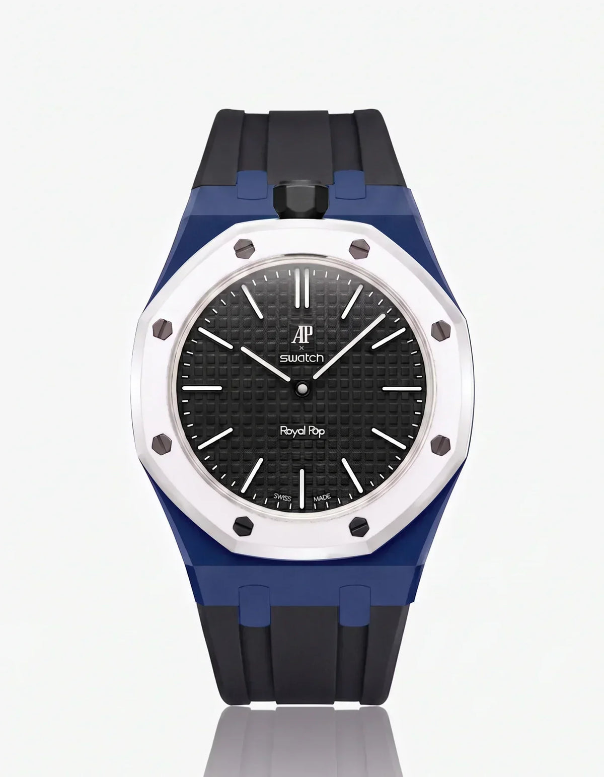 [Elara]SILICONE STRAP & CASE ROYAL POP OCHO NEGRO(カスタマイズカラー)