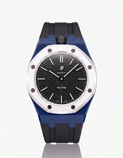 [Elara]SILICONE STRAP & CASE ROYAL POP OCHO NEGRO(カスタマイズカラー)
