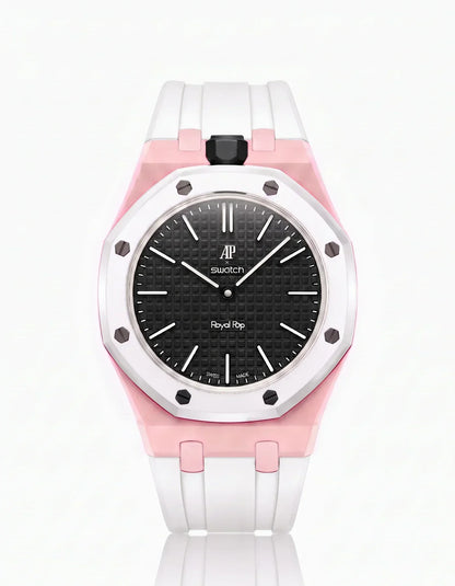 [Elara]SILICONE STRAP & CASE ROYAL POP OCHO NEGRO(カスタマイズカラー)