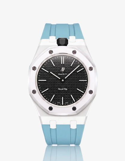 [Elara]SILICONE STRAP & CASE ROYAL POP OCHO NEGRO(カスタマイズカラー)
