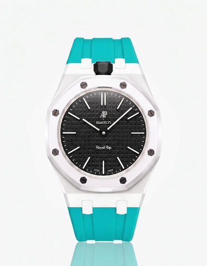 [Elara]SILICONE STRAP & CASE ROYAL POP OCHO NEGRO(カスタマイズカラー)