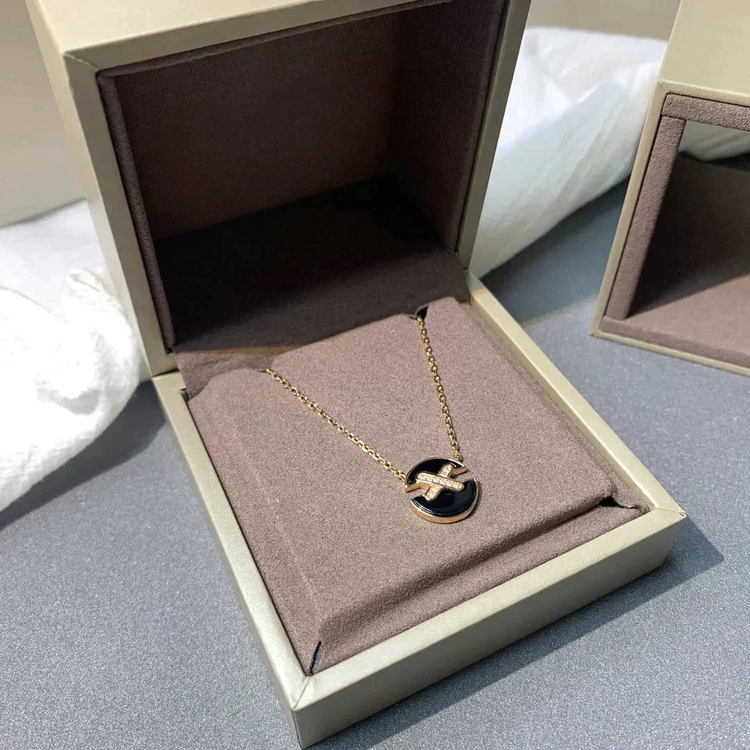 [Elara]HALSKEKETTE ROSE GOLD DIAMOND JEWELS