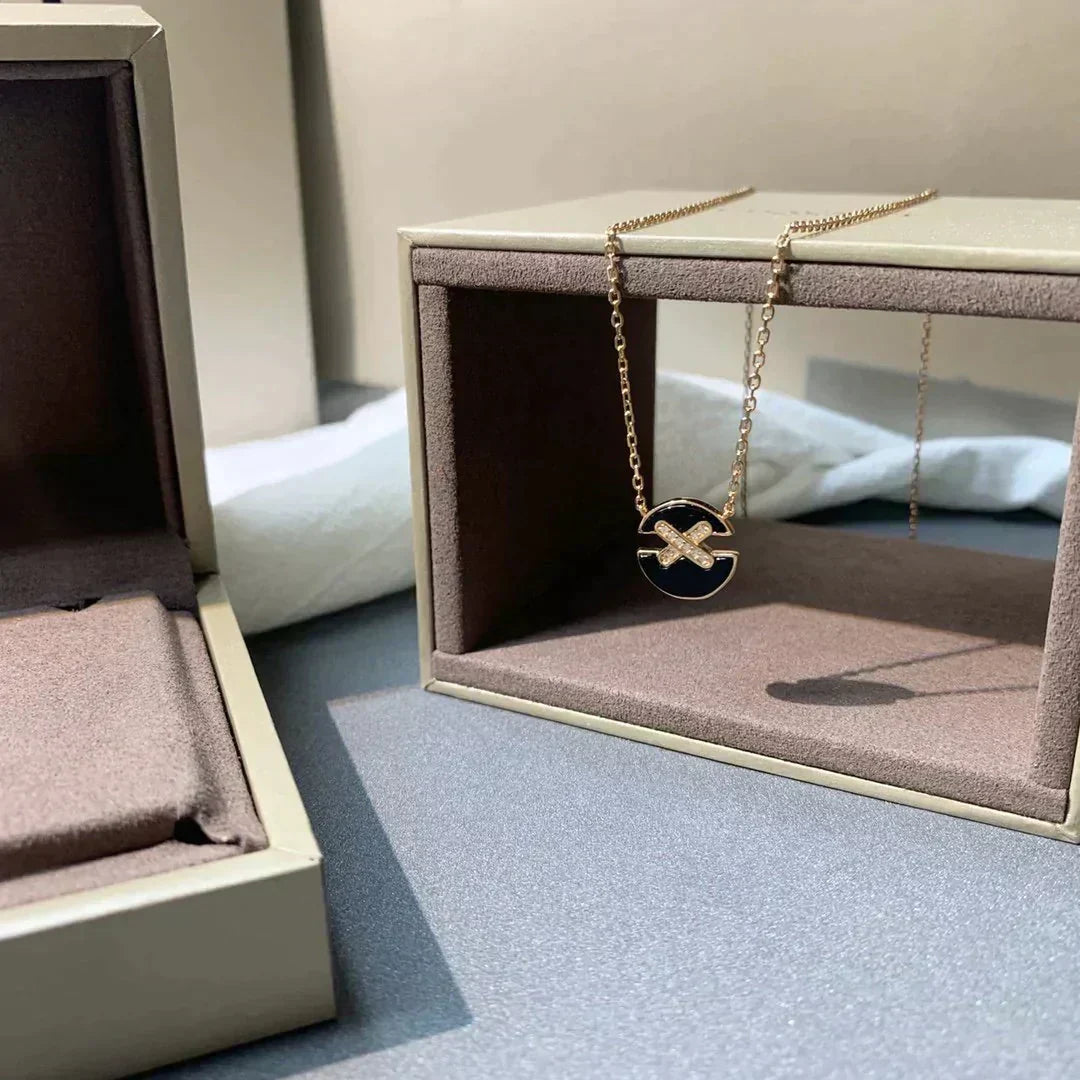 [Elara]HALSKEKETTE ROSE GOLD DIAMOND JEWELS